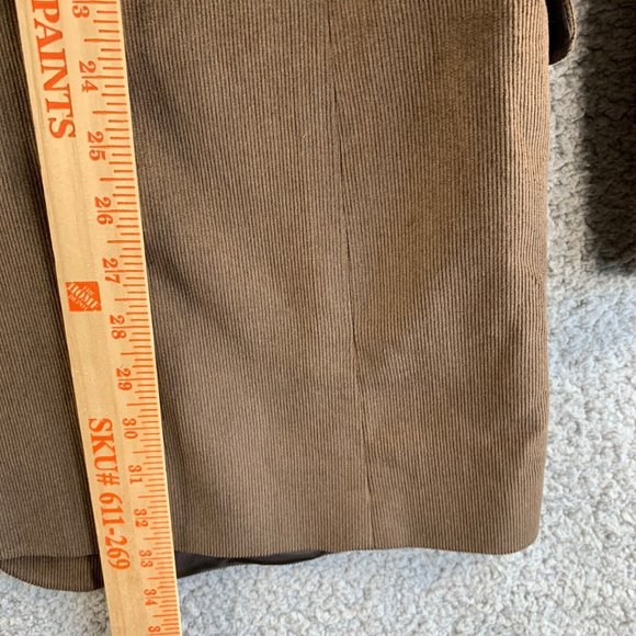 NEW Jos A Bank Blazer Mens 46 L Long‎ Brown Corduroy Sport Coat Jacket Lyocell * - Picture 12 of 12
